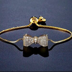 Gold Plated Bow Knot Bracelet